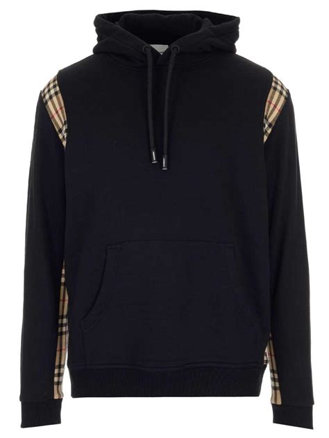 black burberry hoodie men|Burberry hoodie vintage.